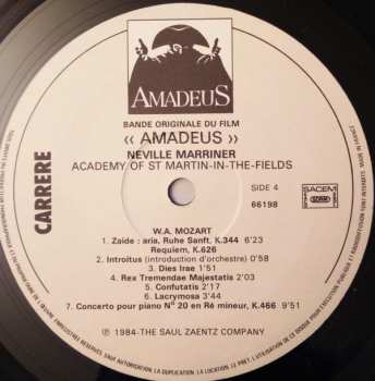 2LP Wolfgang Amadeus Mozart: Amadeus (Bande Originale Du Film) (2xLP) 386573