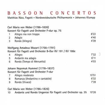 SACD Wolfgang Amadeus Mozart: Bassoon Concertos 436770