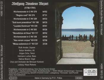CD Wolfgang Amadeus Mozart: Geistliche Musik Birnau 417254