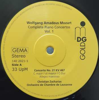 LP Wolfgang Amadeus Mozart: Concerto No 21 KV 467 LTD | NUM 421820