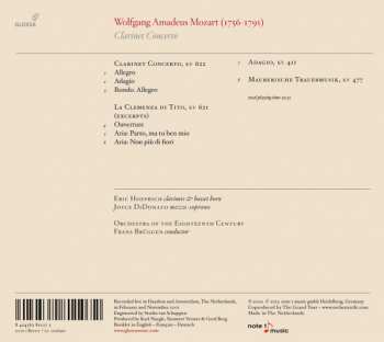 CD Wolfgang Amadeus Mozart: Clarinet Concerto 292910