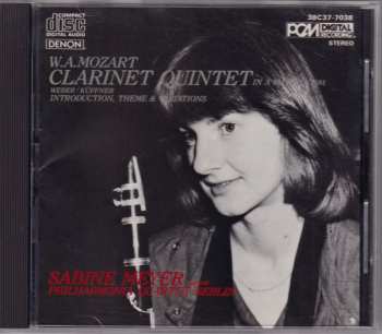 CD Wolfgang Amadeus Mozart: Clarinet Quintet In A Major, KV581 / Introduction, Theme & Variations 405566