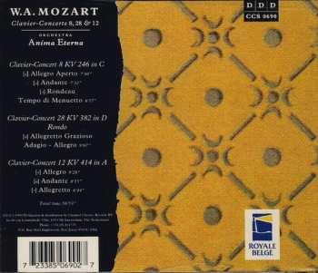 CD Wolfgang Amadeus Mozart: Clavier-Concerte 8, 28 & 12 284574