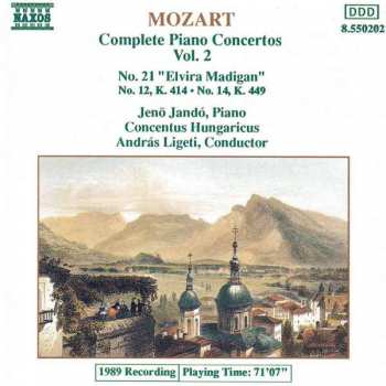 Album Wolfgang Amadeus Mozart: Complete Piano Concertos Vol. 2 - No. 21 "Elvira Madigan", No. 12, K. 414, No. 14, K. 449
