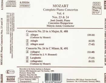 CD Wolfgang Amadeus Mozart: Complete Piano Concertos Vol. 4 - Nos. 23 & 24 436498