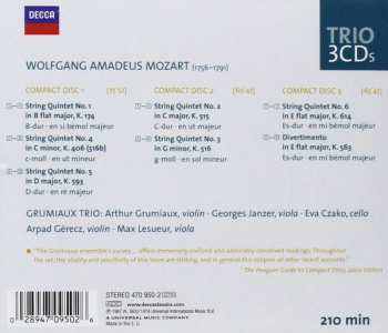 3CD Wolfgang Amadeus Mozart: Complete String Quintets 45166