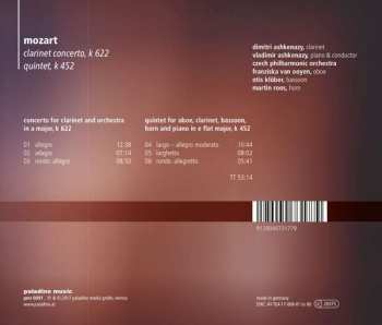 CD Wolfgang Amadeus Mozart: Clarinet Concerto, K. 622; Quintet, K. 452 154420