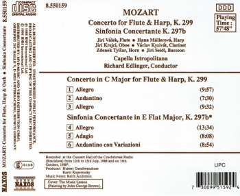 CD Wolfgang Amadeus Mozart: Concerto For Flute & Harp, Sinfonia Concertante 294336