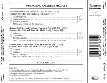 CD Wolfgang Amadeus Mozart: Concertos For Oboe - Flute-Harp - Clarinet 114395