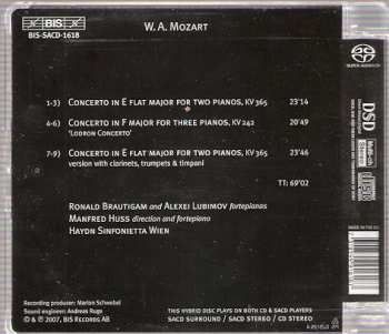 SACD Wolfgang Amadeus Mozart: Concertos For Two And Three Pianos 286621