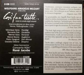3CD/Box Set Wolfgang Amadeus Mozart: Così Fan Tutte 238171