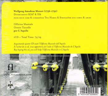 CD Wolfgang Amadeus Mozart: Divertimenti K 247 & 334 329796