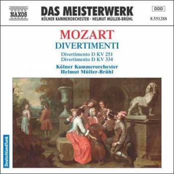 CD Wolfgang Amadeus Mozart: Divertimenti Kv 251 & 334 316202