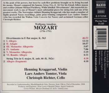 CD Wolfgang Amadeus Mozart: Divertimento In E Flat Major 284808