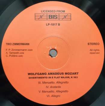 LP Wolfgang Amadeus Mozart: Divertimento K 563 444243