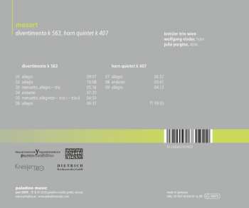 CD Wolfgang Amadeus Mozart: Divertimento K 563 & Horn Quintet K 407 323012