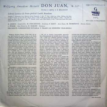 LP Wolfgang Amadeus Mozart: Don Juan, K. 527 (Scény Z Opery O 2 Dějstvích) 140441