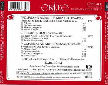 CD Wolfgang Amadeus Mozart: Eine Kleine Nachtmusic • Symphonie C-Dur • Hornkonzert No. 2 427015