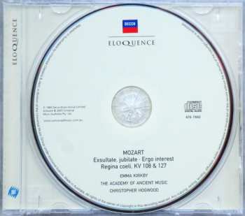 CD Wolfgang Amadeus Mozart: Exsultate, Jubilate • Regina Coeli, KV 108 • Ergo Interest • Regina Coeli KV 127  423666