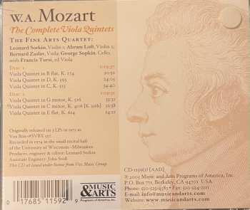 2CD Wolfgang Amadeus Mozart: The Complete Viola Quintets 424833