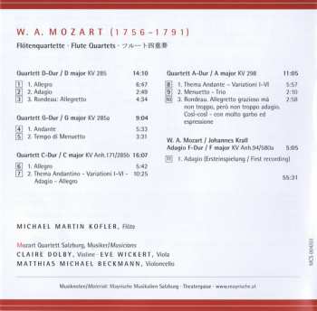 CD Wolfgang Amadeus Mozart: Flötenquartette 191391