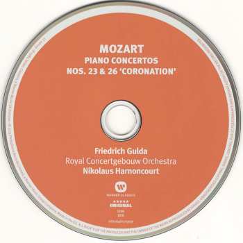 CD Wolfgang Amadeus Mozart: Piano Concertos No.23 & No.26 "Coronation" 422615
