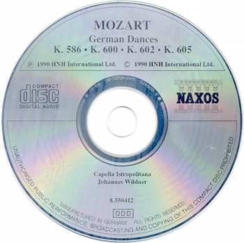 CD Wolfgang Amadeus Mozart: German Dances 344046