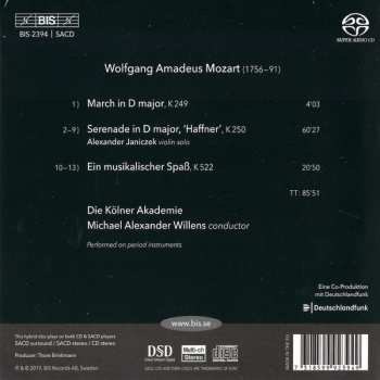SACD Wolfgang Amadeus Mozart: Haffner Serenade / Ein Musikalischer Spass 412781