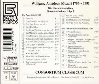 CD Wolfgang Amadeus Mozart: Harmoniemusiken Gesamtaufnahme Folge I - Zauberflöte, Entführung aus dem Serail 428335