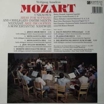 LP Wolfgang Amadeus Mozart: Unknown Arias For Soprano And Obbligato Instruments 525457