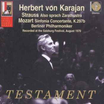Album Wolfgang Amadeus Mozart: Herbert Von Karajan & Die Berliner Philharmoniker - Live Von Den Salzburger Festspielen 1970