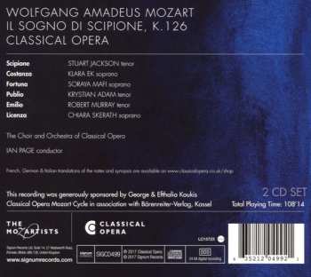 2CD Wolfgang Amadeus Mozart: Il Sogno di Scipione 314469