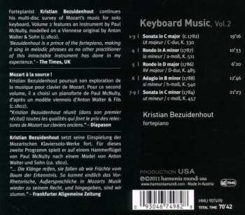 CD Wolfgang Amadeus Mozart: Keyboard Music Vol.2 DIGI 251023