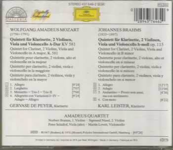 CD Wolfgang Amadeus Mozart: Klarinettenquintette 44790