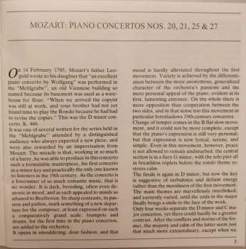 2CD Wolfgang Amadeus Mozart: Great Piano Concertos Nos. 20, 21, 25 & 27 44958
