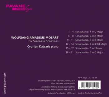CD Wolfgang Amadeus Mozart: Viennese Sonatinas 284694