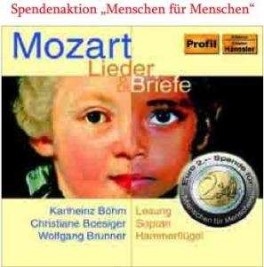 Wolfgang Amadeus Mozart: Lieder & Briefe