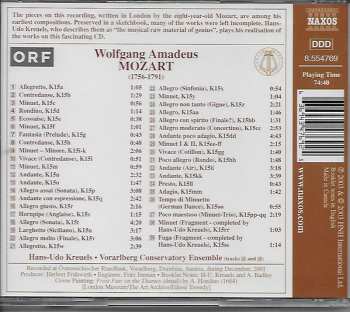 CD Wolfgang Amadeus Mozart: London Sketchbook (1764/5), Minuets ∙ Contradanses Completions Of Mozart's Earliest Sketches And Fragments 194028