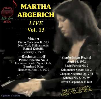 Album Wolfgang Amadeus Mozart: Martha Argerich - Legendary Treasures Vol.13
