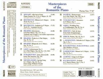 CD Wolfgang Amadeus Mozart: Masterpieces Of The Romantic Piano 357173