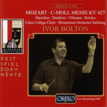 CD Wolfgang Amadeus Mozart: Messe Kv 427 C-moll "große Messe" 348458
