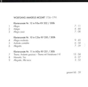 SACD Wolfgang Amadeus Mozart: Mozart The Poet – Piano Sonatas KV 332 / KV 330 / KV 331 485978