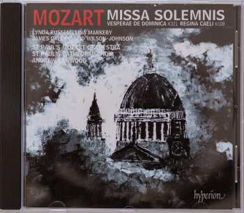 CD Wolfgang Amadeus Mozart: Missa Solemnis - Vesperae De Domenica K321 - Regina Caeli K108 319336