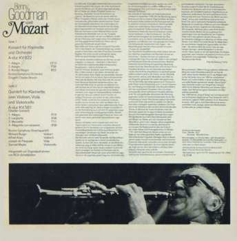 LP Wolfgang Amadeus Mozart: Benny Goodman Spielt Mozart 140518