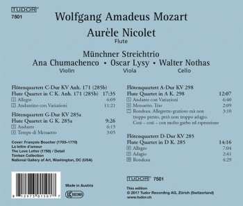 CD Wolfgang Amadeus Mozart: Flute Quartets 301397