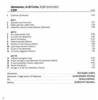 9CD Wolfgang Amadeus Mozart: Fritz Busch At Glyndebourne