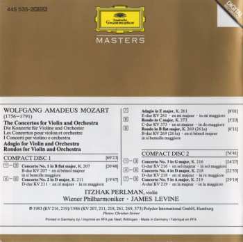 2CD Wolfgang Amadeus Mozart: Mozart - The 5 Violin Concertos 44861