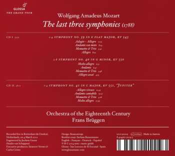 2CD Wolfgang Amadeus Mozart: Mozart, The Last Three Symphonies -Live From Rotterdam, 2010 444585