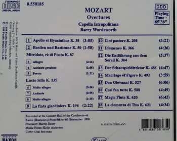CD Wolfgang Amadeus Mozart: Overtures 331536