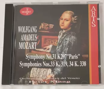 Symphony No.31 K297 "Paris", Symphonies Nos.33 K.319, 34 K.338 